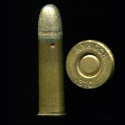 .310 Cadet - marquage : Kynoch .310 - balle plomb 1 gorge graiss&eacute;e - &eacute;tui laiton de 28 mm