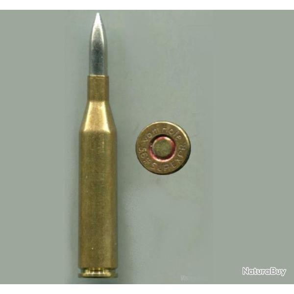 5.6 x 61 Vom Hofe - marquage : vom Hofe C 5,6 SPUER EXP.  C - balle nickel pointe en deux parties