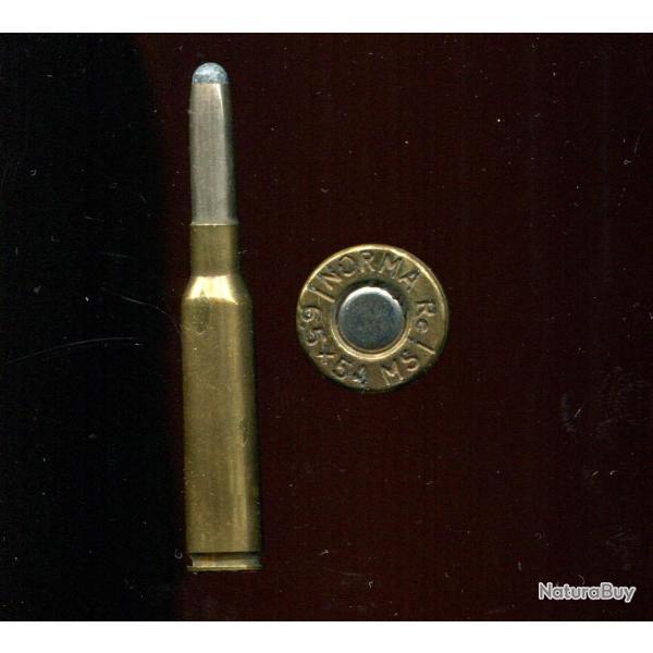 6.5 x 54 Mannlicher Schoenauer - marquage : NORMA  6.5X54 MS