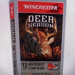 Winchester deer season 12/70 35 grammes 18.6 mm 5 munitions