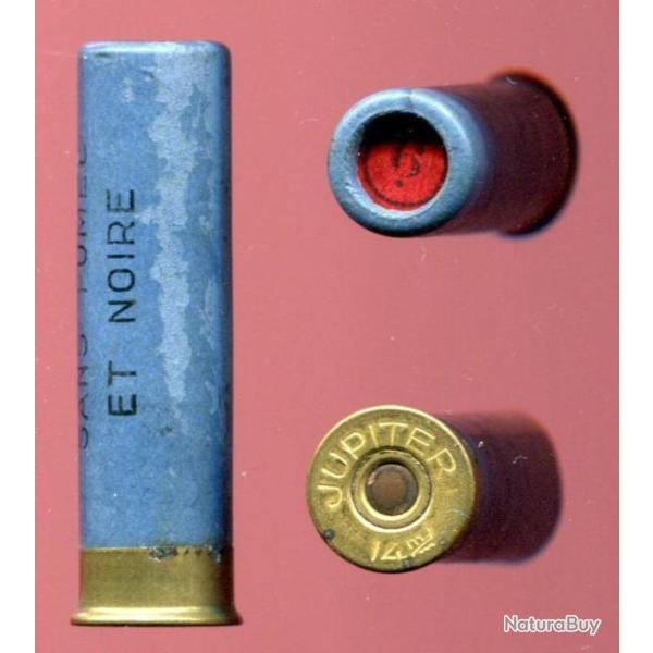 Cal. 14 mm - JUPITER (Cartoucherie Fran�aise) - tube bleu clair - plomb de 6