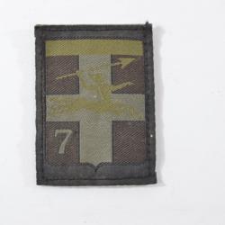 Insigne / patch BV basse visibilit&eacute;  7e brigade blind&eacute;e 7 DB occasion, scratch velcro