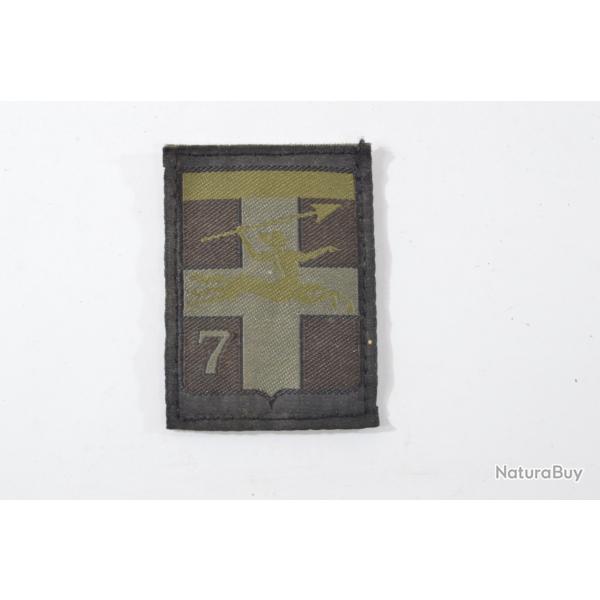 Insigne / patch BV basse visibilit�  7e brigade blind�e 7 DB occasion, scratch velcro