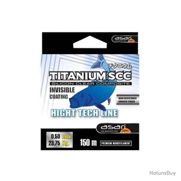 fil mer ASARI titanium transparent 150 m - diam�tres au choix DIAM 30