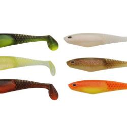 LEURRES SOUPLES BERKLEY POWERBAIT CULLSHAD 10cm par 6 ASSORTIMENT EAUX TEINTEES