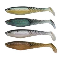 LEURRES SOUPLES BERKLEY POWERBAIT CULLSHAD 12.5cm par 4 ASSORTIMENT EAUX CLAIRES