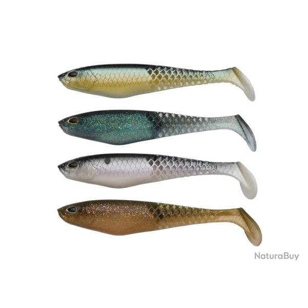 LEURRES SOUPLES BERKLEY POWERBAIT CULLSHAD 12.5cm par 4 ASSORTIMENT EAUX CLAIRES