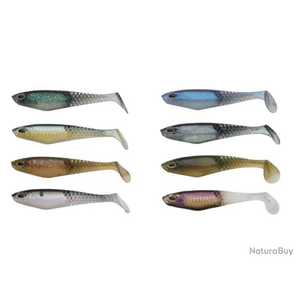 LEURRES SOUPLES BERKLEY POWERBAIT CULLSHAD 7.5cm par 8 ASSORTIMENT EAUX CLAIRES