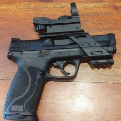 Pistolet smith & Wesson MP9 M2.0 4,5mm + viseur point rouge et vert