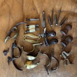Important lot de pi&egrave;ces d&eacute;tach&eacute;es pistolet an9/an13