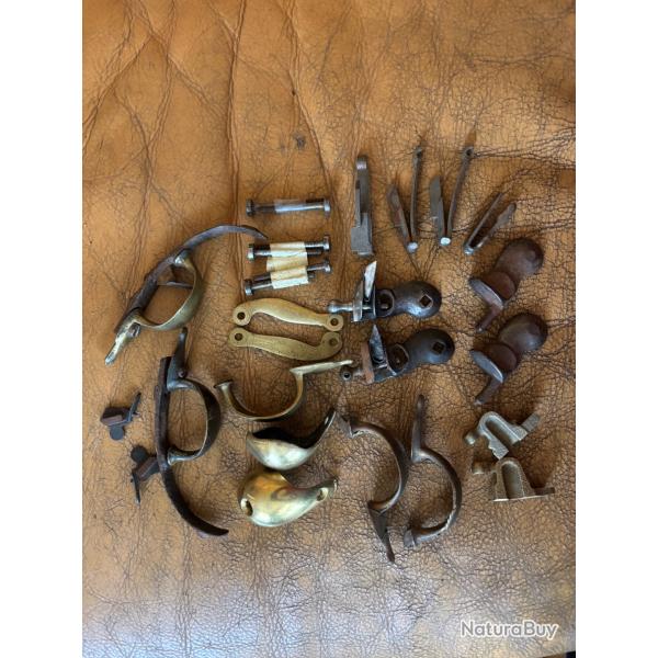Important lot de pi�ces d�tach�es pistolet an9/an13