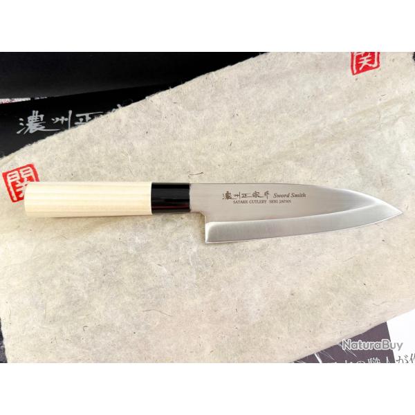 Satake SWORD SMITH - Couteau de cuisine - Deba - Acier - Japon - DEBA japonais forg�
