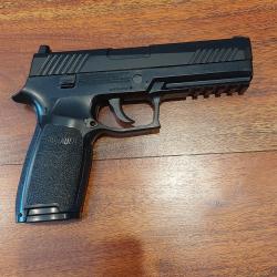 Pistolet Sig Sauer P320 &agrave; plomb ou billes acier 4,5mm culasse blowback m&eacute;tal
