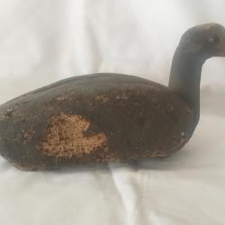 Ancien appelant, canard Li&egrave;ge et boisArt populaire