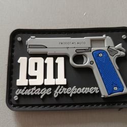 Patch PVC 1911 - Vintage Firepower - Style r&eacute;tro