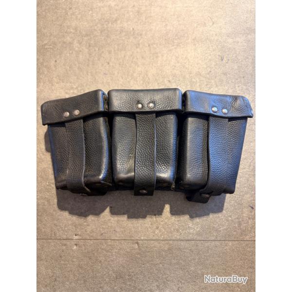 ENCHERES 1� - CARTOUCHIERE TRIPLE MAUSER 98K