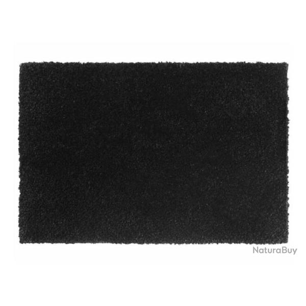 Tapis porte fibre coco noir 40x60 cm touffet� antid�rapant durable