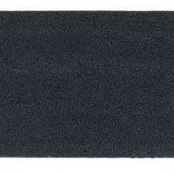 Tapis porte fibre coco gris fonc&eacute; 40x60 cm touffet&eacute; antid&eacute;rapant durable