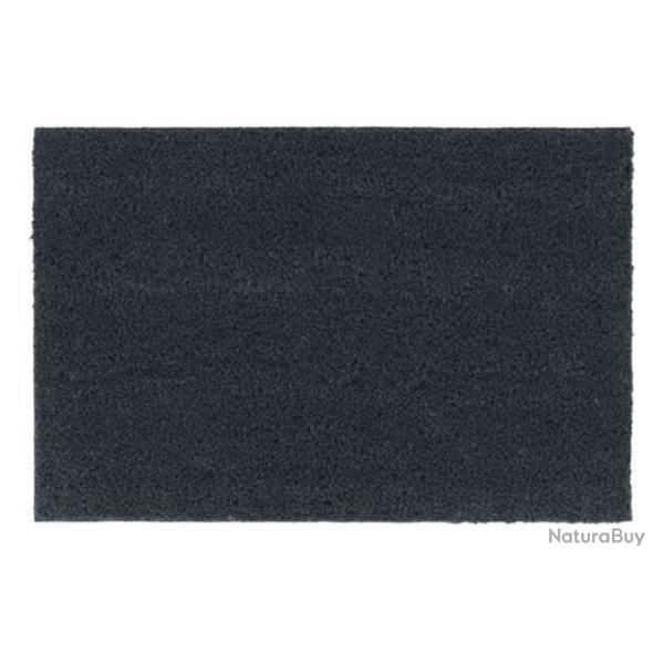 Tapis porte fibre coco gris fonc� 40x60 cm touffet� antid�rapant durable