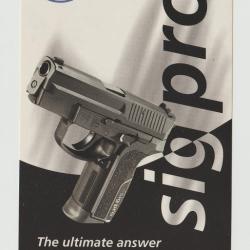 Autocollant :  SIG PRO ( SIG ARMS )
