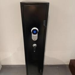 ENCHERE 1 EURO Armoire &agrave; Fusils ouverture Biom&eacute;trique ou Cl&eacute; 5 Fusils...