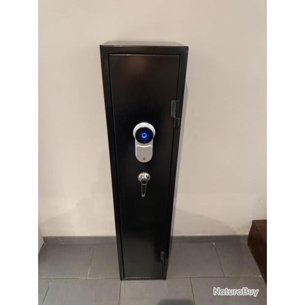ENCHERE 1 EURO Armoire � Fusils ouverture Biom�trique ou Cl� 5 Fusils...