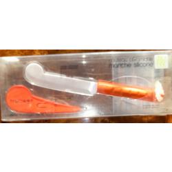 Couteau C&eacute;ramique Sp&eacute;cial Fromage ZUNY NY Neuf - Lame 12cm avec Fourreau de Protection