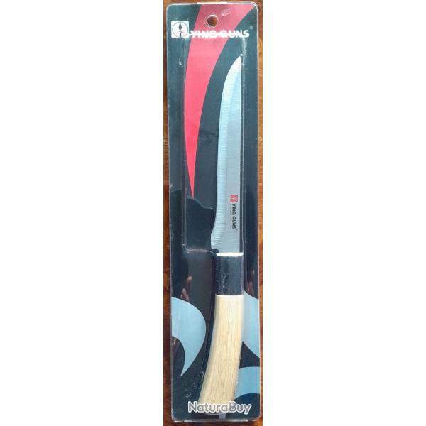 Couteau Tranchelard / � D�couper YING GUNS LS11-7 Neuf - Lame Acier Inox - Manche Ergonomique