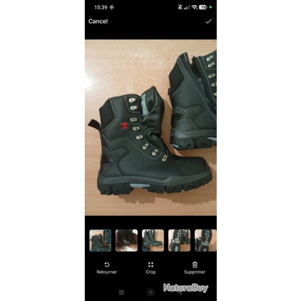 bottes de s�curit� MTS Kinley Overcap Flex (ou Kinley S3)
