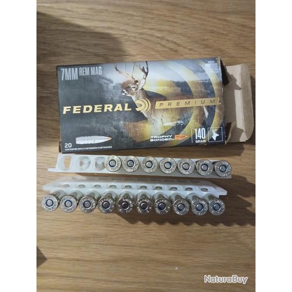 17 munitions 7rm f�d�ral trophy bonded tip