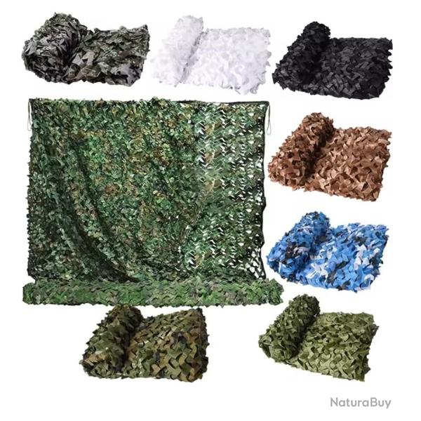 Filet de camouflage  - Plusieurs coloris au choix - (3 m�tres x 4 m�tres) (4)