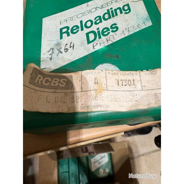 Jeu d'outils rcbs 7x64