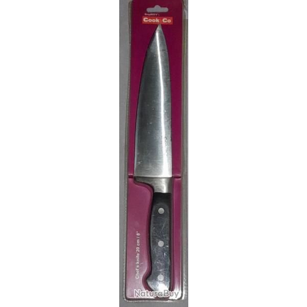 Couteau de chef BergHOFF Cook'n Co 20cm Acier X30Cr13 - Neuf