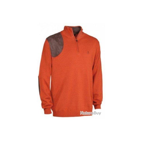 Pull de chasse Wilfried orange Club Interchasse-S