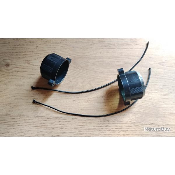 2  Elastics de bonnettes pour lunettes.