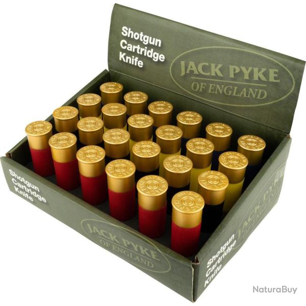 Pack de 24 couteaux cartouches Jack Pyke Pr�sentoir 24 couteaux