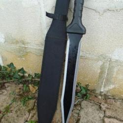 Ep&eacute;e Glaive L&eacute;gionnaire Romain Sword Gladiator Lame Acier 3Cr13 Manche Nylon Etui Nylon Tactical 001