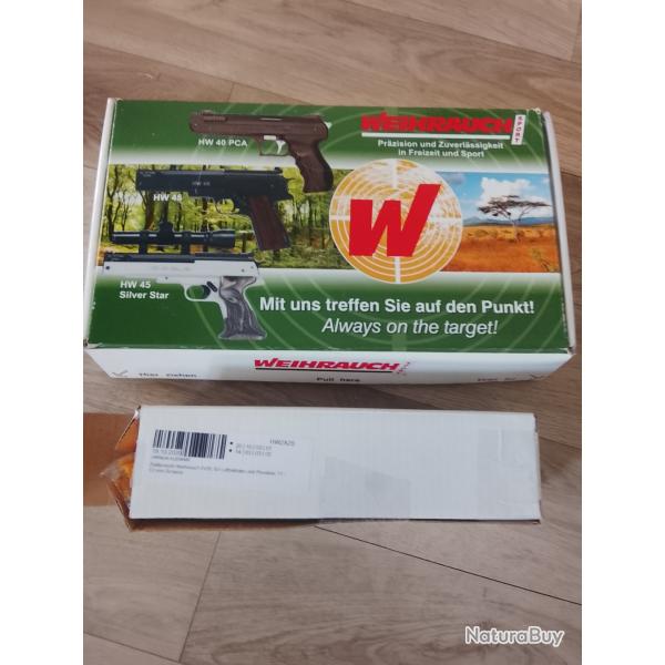 Weihrauch HW45 Black Star + lunette weihrauch 2x20
