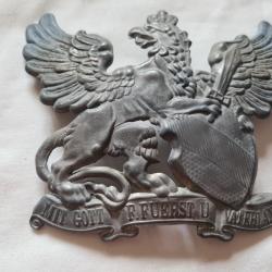 Plaque de casque a pointe,  Badoise Fer,belle qualit&eacute;  WW1  ( FA . 1)