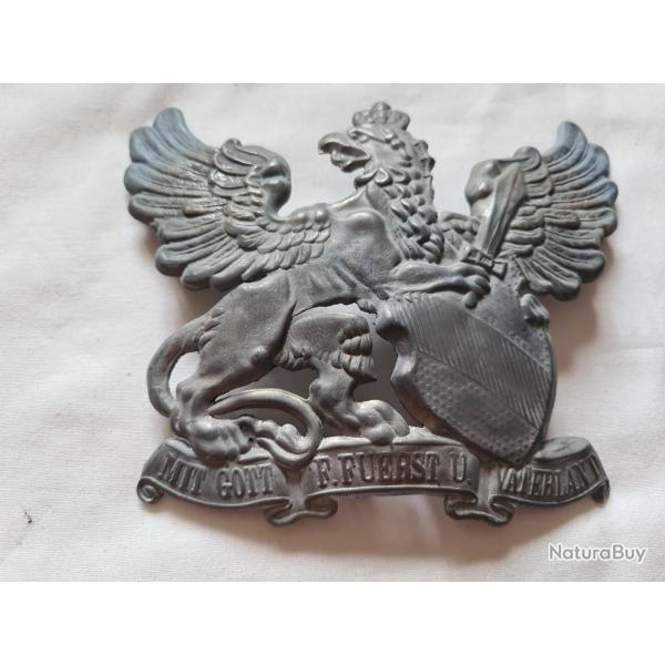 Plaque de casque a pointe,  Badoise Fer,belle qualit�  WW1  ( FA . 1)
