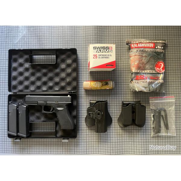 Airsoft Glock 17 Gen 4 Cybergun - Pack