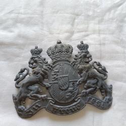 Plaque de casque a pointe,  Bavaroise fer  WW1  (1  *F47*1 )
