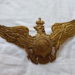 Plaque de casque a pointe,  de la garde laiton  WW1  ( * 1L56  * )