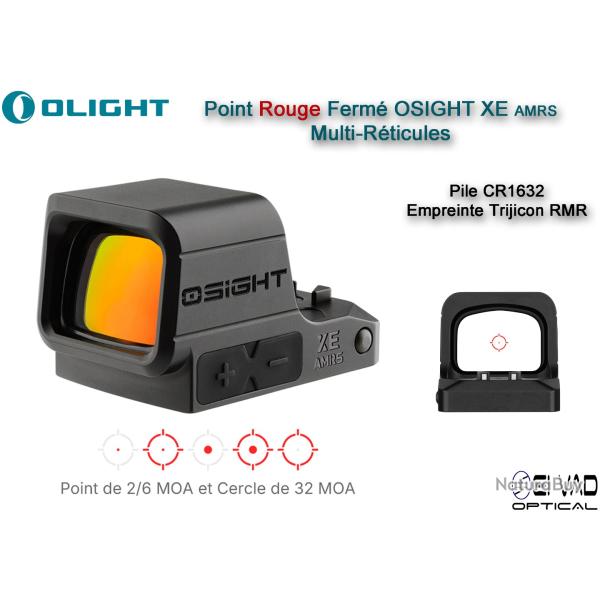 Point Rouge Ferm� Olight OSIGHT XE amrs - Multi-R�ticules