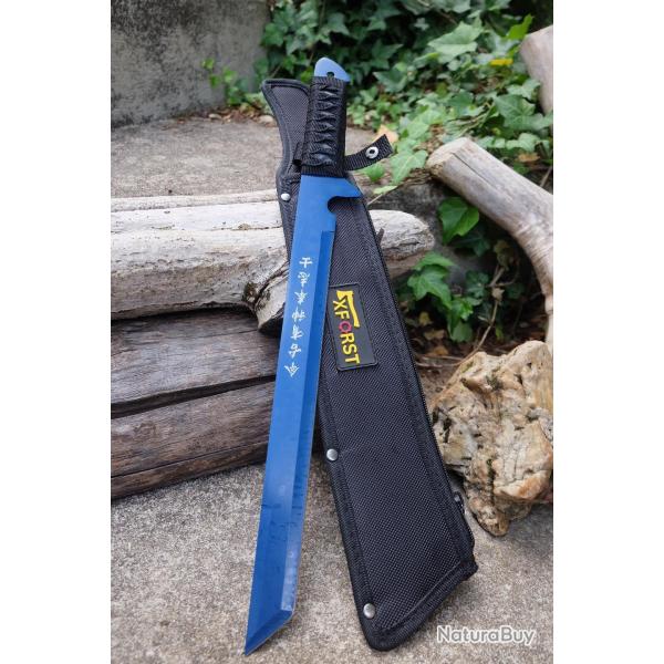 Sabre Ninja Katana Ep�e Lame Tanto Lame Acier 3Cr13 Manche Corde Tress�e Etui Nylon