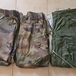 Lot de 3 pantalons militaires