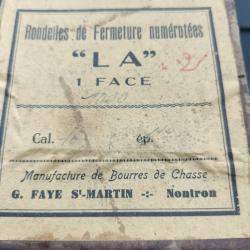 Rondelles de fermeture cal.12/16/20