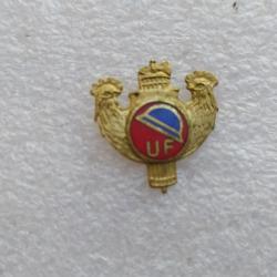 INSIGNE BOUTONNIERE PINS MILITAIRE ARMEE ANCIEN COMBATTANT POILU UNION FRANCAISE