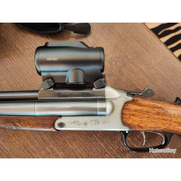 VENDS CARABINE DE CHASSE BLAZER EXPRESS DRILLING Mod D99 DUO 9,3X74 R et 1coup 20 /76