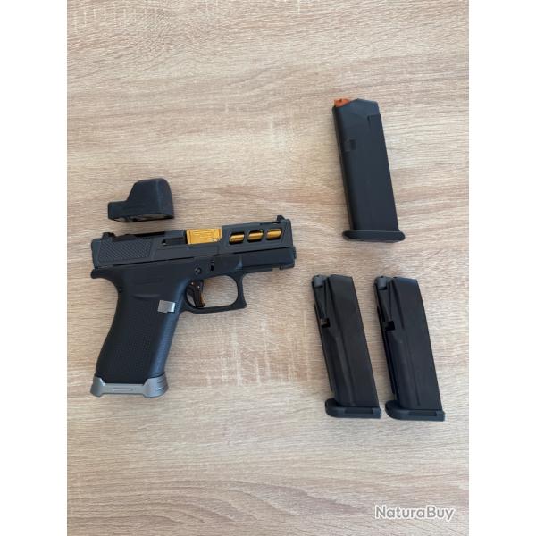GLOCK 43X ZAFFIRI PRECISION CUSTOM, 9x19